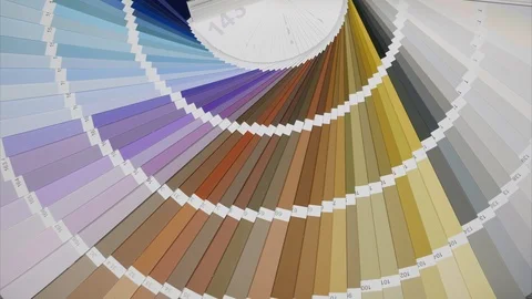 Expanded color palette, from close-up to a long shot Stock Footage 86086119
