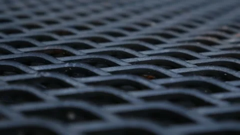 Expanded Metal Mesh Grid Pattern Texture Stock Footage 327949529