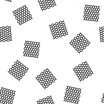 Expanded sheet metal vector seamless pattern Illustrazione stock