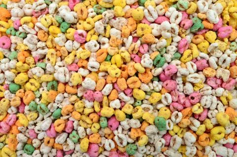 Expanded wheat grains Stock Photos