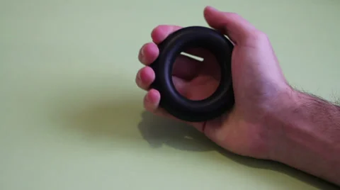 Expander In Hand Stock Footage 32547383
