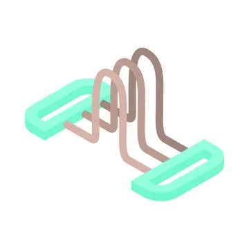 Expander icon, cartoon style Stock Illustration