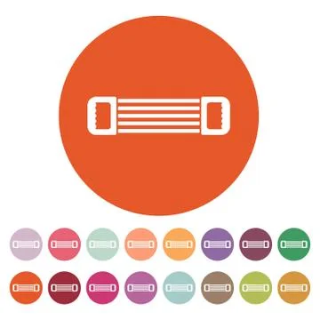 The expander icon. Expander symbol. Flat Stock Illustration