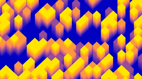 Expanding 3d Cellular Automata Modelling Eating Algorithm Stock Footage 139717099