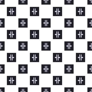 Expanding and collapsing arrows seamless pattern design 스톡 일러스트