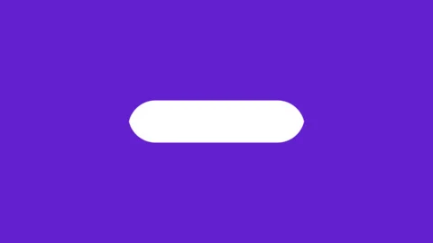 Expanding and Contracting Rounded Box Oblong Smooth Video stock 143902736