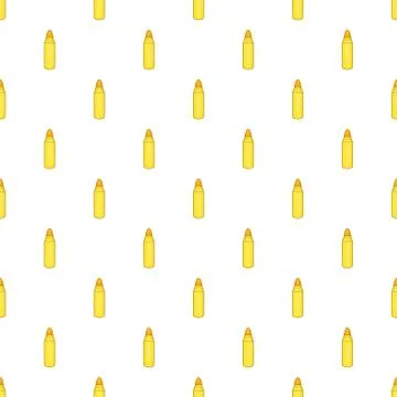 Expanding bullets pattern, cartoon style Illustrazione stock