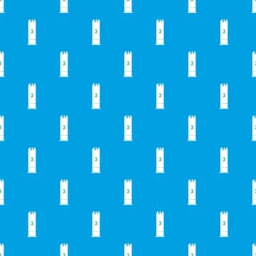 Expanding bullets pattern seamless blue Illustrazione stock
