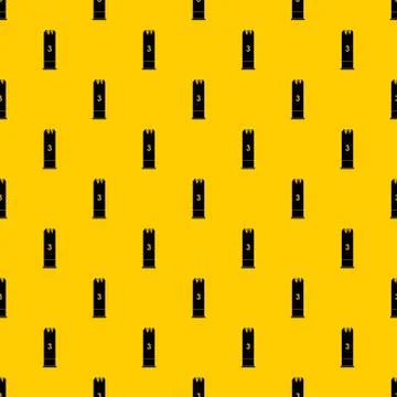 Expanding bullets pattern vector Illustrazione stock