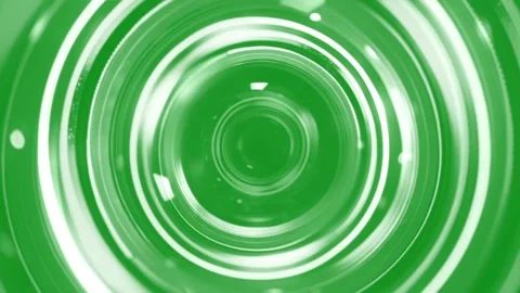 Expanding circular swirl waves motion graphics with green screen background Video stock 328962592