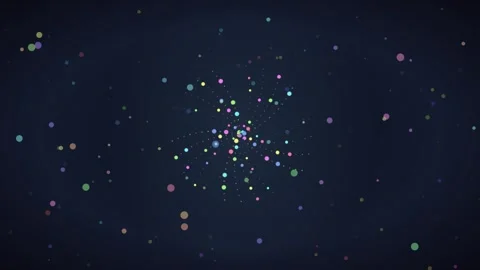 Expanding Colorful Dot Loop - Playful Abstract Motion Background 스톡 동영상 341564778