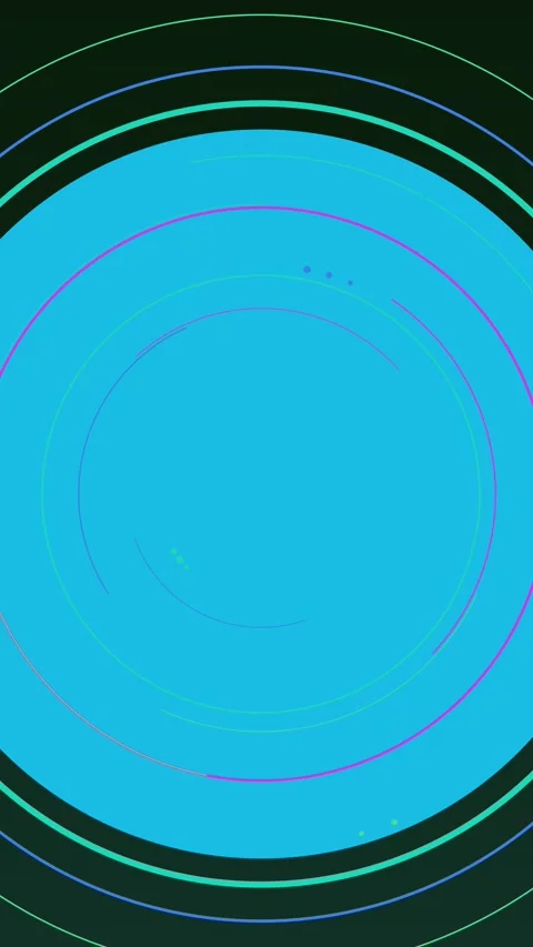 Expanding Colorful Rings Create a Dynamic Abstract Background Stock Footage 327944152
