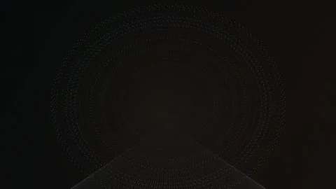 Expanding concentric circles create a mesmerizing tunnel effect Stock Footage 326990671