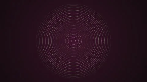 Expanding Concentric Circles Optical Illusion Background Stock Footage 327337848