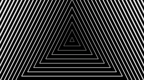 Expanding concentric triangles E5-07n Video stock 37213255