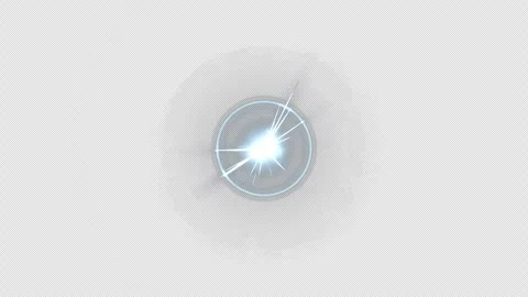 Expanding Energy Shockwave Ring VFX Element with Alpha 4K Stock Footage 345448563