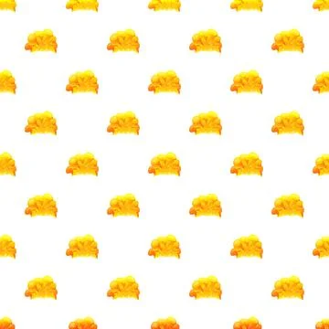 Expanding fire explosion bursts seamless pattern Stockillustratie