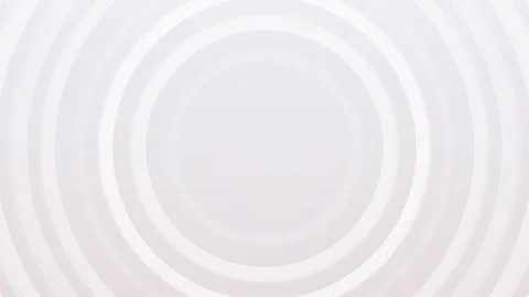Expanding Gray Circles on White Background Video stock 327947173