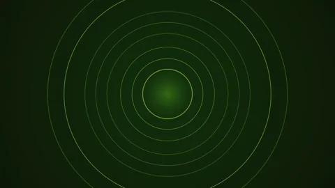 Expanding Green Circles Create a Dynamic, Abstract Visual Effect Stock Footage 326267038