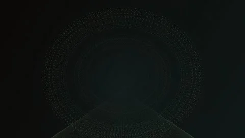 Expanding Grid of Dots Creates a Mesmerizing Vortex Effect Stock Footage 326992296
