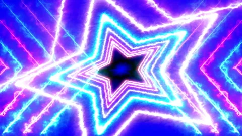 Expanding Inner Star Loop &amp; Central Optical Flare Sun 4K Energy Background Stock Footage 332940236