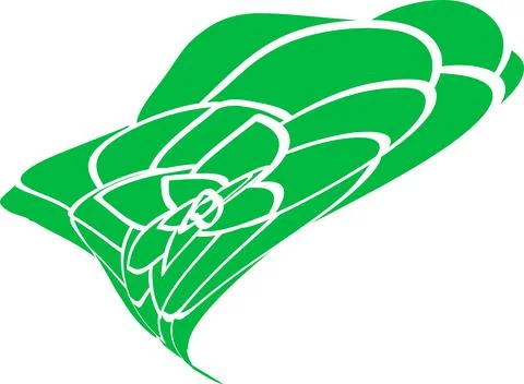 Expanding Open Flower Stock Illustration