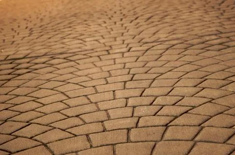 Expanding pavers horizontal Stock Photos