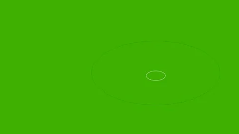 Expanding shockwave rings on green screen for impact overlay 4K Vídeos de archivo 336485360