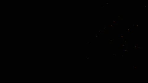 Expanding Simple Fireworks Fire Cracker Explosions Simple Dots Stock Footage 143931173