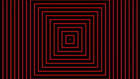 Expanding Squares Concentric Boxes Growing Vídeos de archivo 143900921