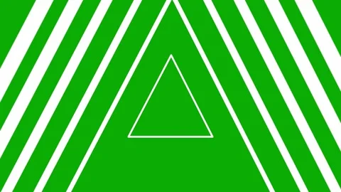 Expanding triangle shapes pattern green screen motion graphics Stock Footage 270905491
