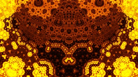 Expansion of Fire in Maths Mathematical Geometric Space Collapsing Wave Quant Stock-Footage 140908631