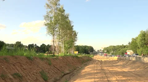 The expansion of the highway Vídeo Stock 53817411