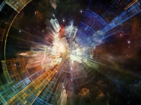 Expansion Outward Stock Illustration