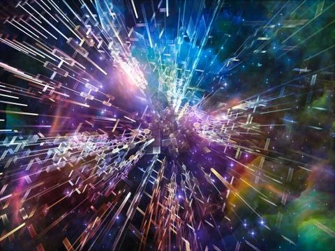 Expansion Outward Stock Illustration