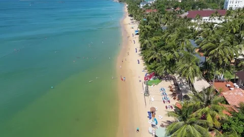 Expansive Aerial Panorama of Long Beach Coastline Phu Quoc Vídeos de archivo 337931201