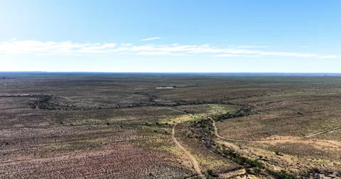 Expansive Aerial View of the Great Karoo Bushveld Stock Footage 340273075