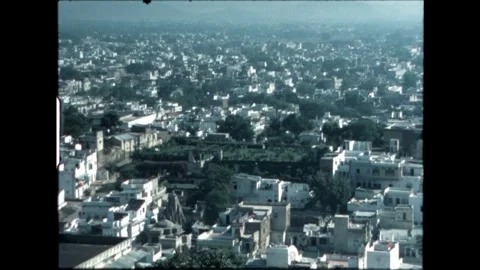 Expansive City View from Palace Video stock 277976266