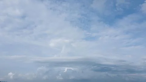 Expansive Cloud Formations with a Blue Sky Backdrop 写真素材