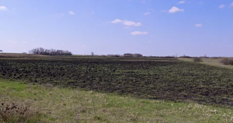 Expansive Fields and Grounds: A Scenic Landscape Stock Footage 255679141