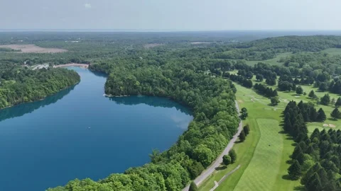 Expansive - Green Lakes State Park - Syracuse, NY Video stock 336537442