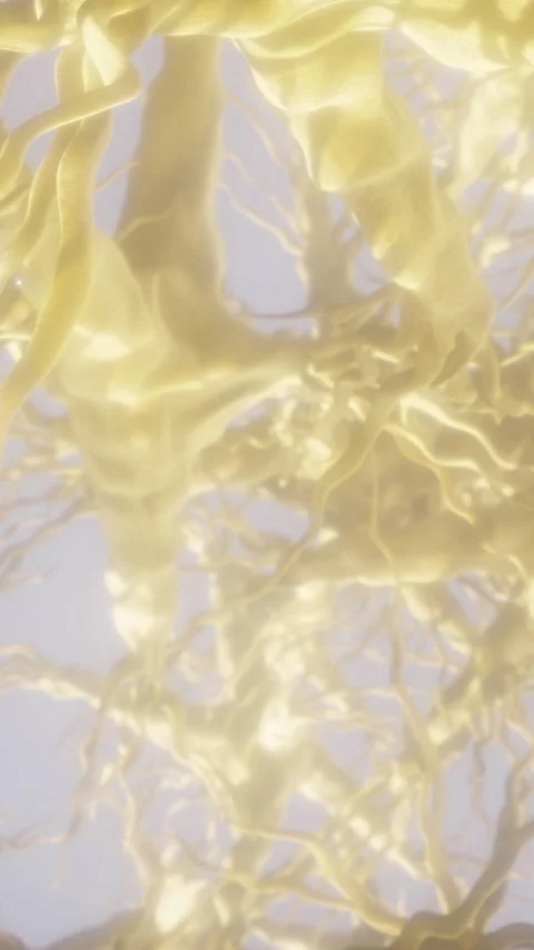 Expansive network of neurons illuminating cognitive connections and pathways Video stock 324500233