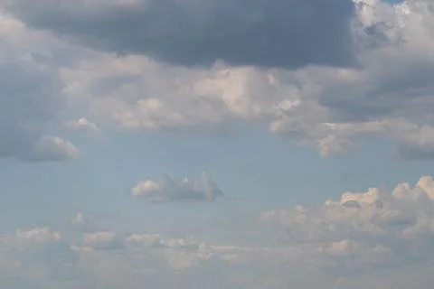 Expansive sky with scattered cumulus clouds Photos