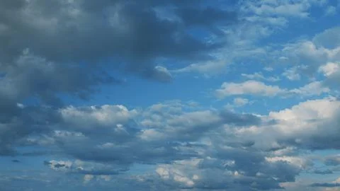 An Expansive Sky Showcasing Dynamic and Gorgeous Cloud Patterns in the Atmospher Stock Photos