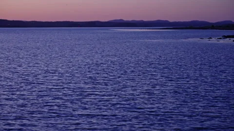 Expansive Twilight Ocean with Hints of Horizon, 120fps Видео 310518513