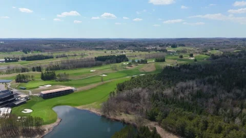 Expansive View of TPC Toronto at Osprey Valley Golf Course Видео 336850793