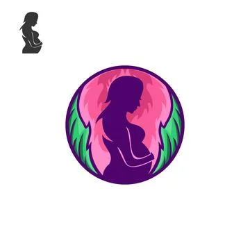Expectant mother Illustrazione stock