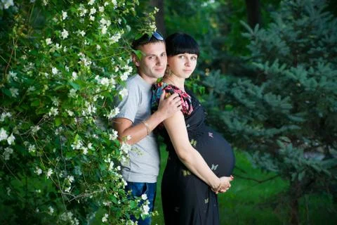 Expectant parents Stock Photos