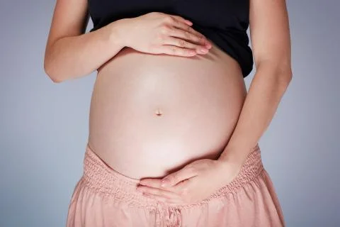 Expecting baby Stock Photos