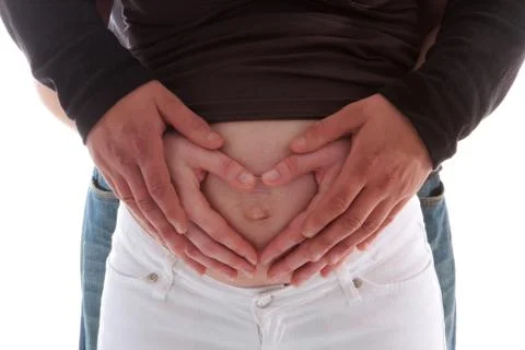 Expecting couple Stock-Fotos